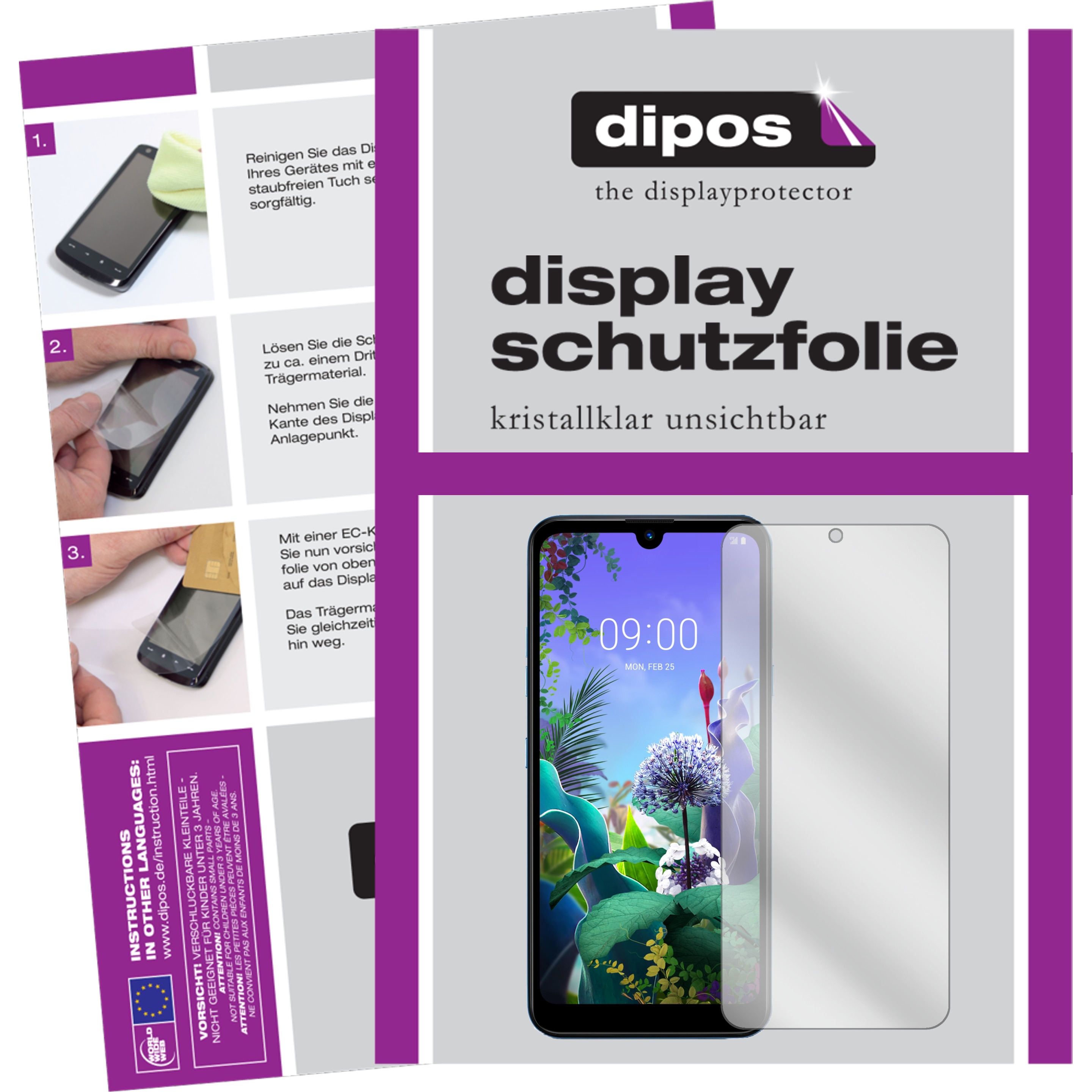 Dipos Displayschutzfolie Crystalclear (6 Stück, Nokia X6), Smartphone Schutzfolie, Transparent