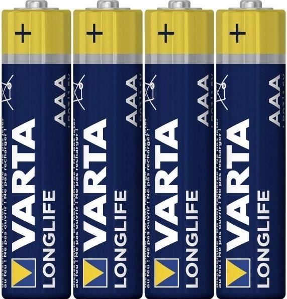Image du produit Varta Longlife (4 pcs, AAA, 1230 mAh)