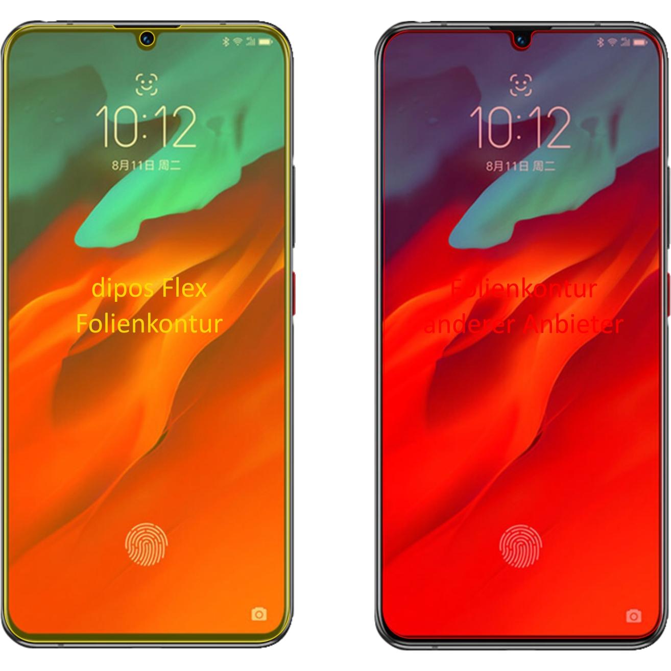 Thumbnail - Dipos Displayschutzfolie Full-Cover 3D (3 Stück, Lenovo Z6 Pro), Smartphone Schutzfolie, Transparent