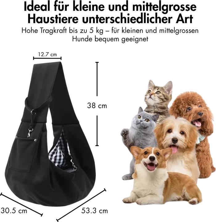 Actual product image Suba Hundetragetasche (Dog, Breathable, Safety closure, Washable)