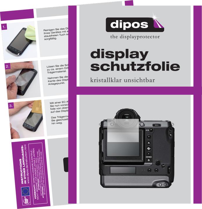 Dipos Displayschutzfolie Crystalclear (Displayschutz, GFX100)