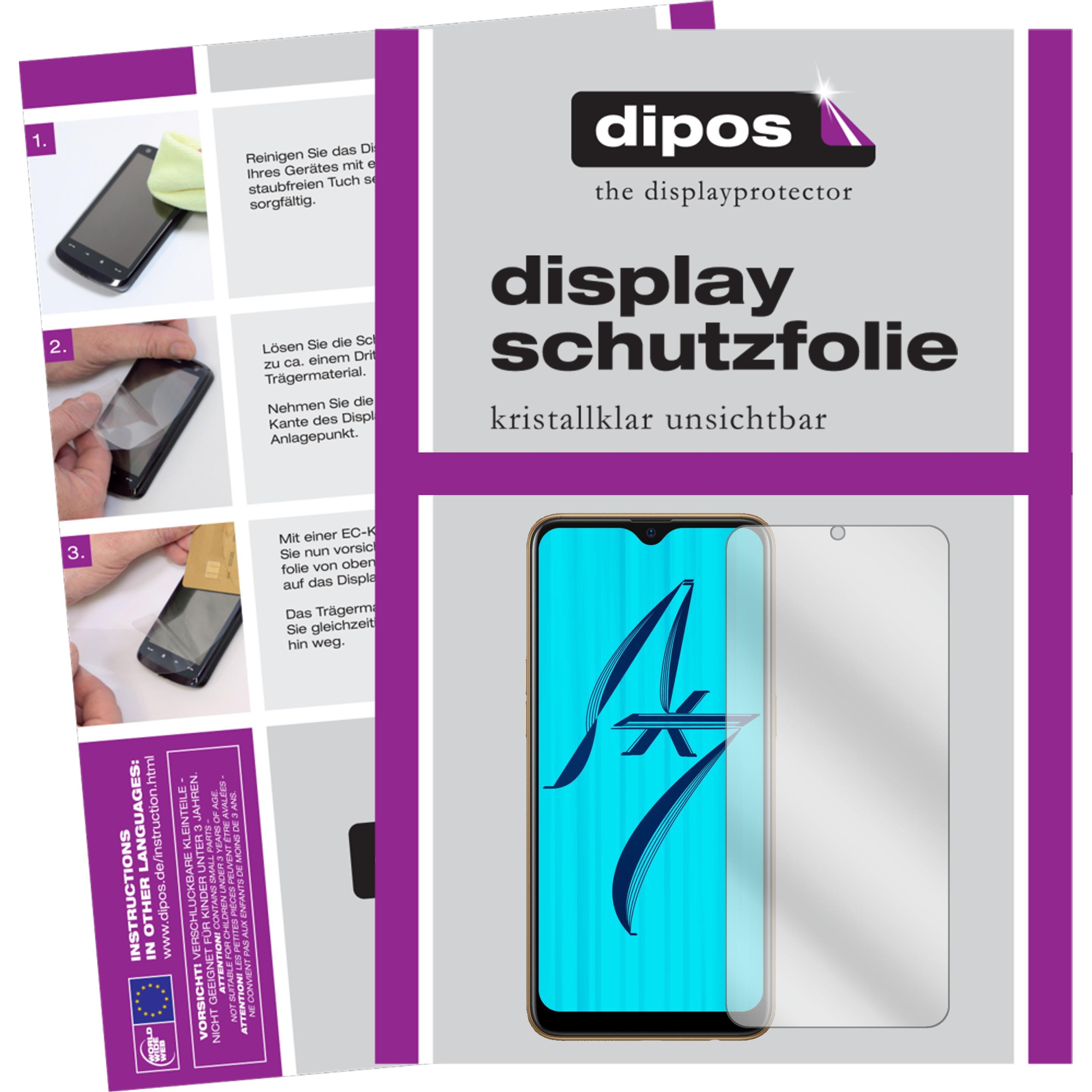 Thumbnail - Dipos Displayschutzfolie Crystalclear (2 Stück, Oppo AX7 Pro), Smartphone Schutzfolie, Transparent