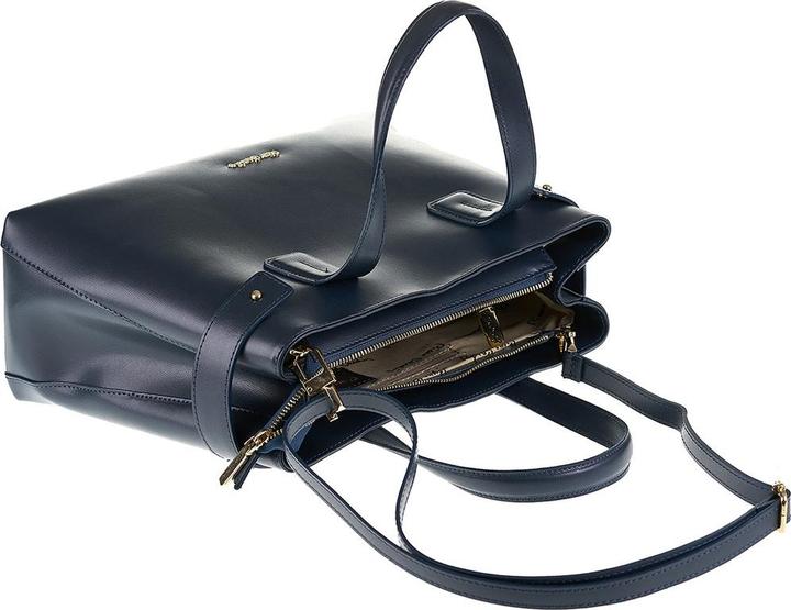 Actual product image Pierre Cardin Damen Handtasche Made In Italy - Modell Emberly Nova - 100% Leder - 35.0 X 25.5 X 14.0 Cm