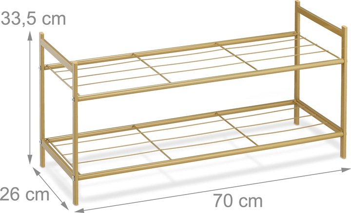 Actual product image Relaxdays Baylee (70 x 26 x 33.5 cm)