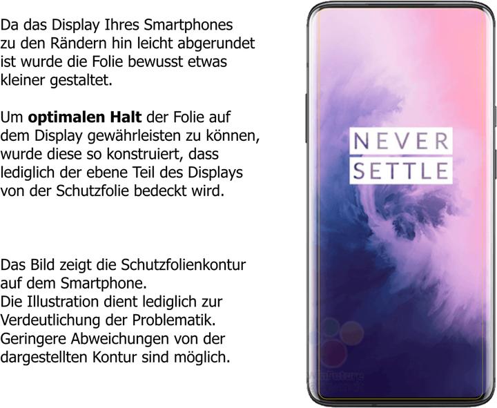 Produktbild Dipos Displayschutzfolie Crystalclear (2 Stück, OnePlus 7 Pro)