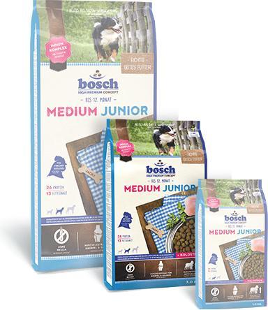Actual product image Bosch Petfood Dry Food Medium Junior, 3kg (Junior, 1 pcs., 3000 g)