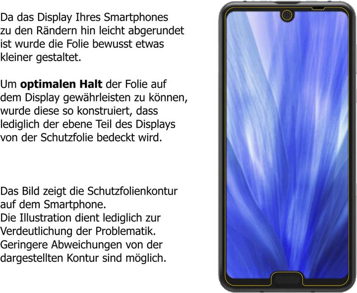 Actual product image Dipos Screen Protector Anti-Shock (2 pcs., Sharp Aquos R3)