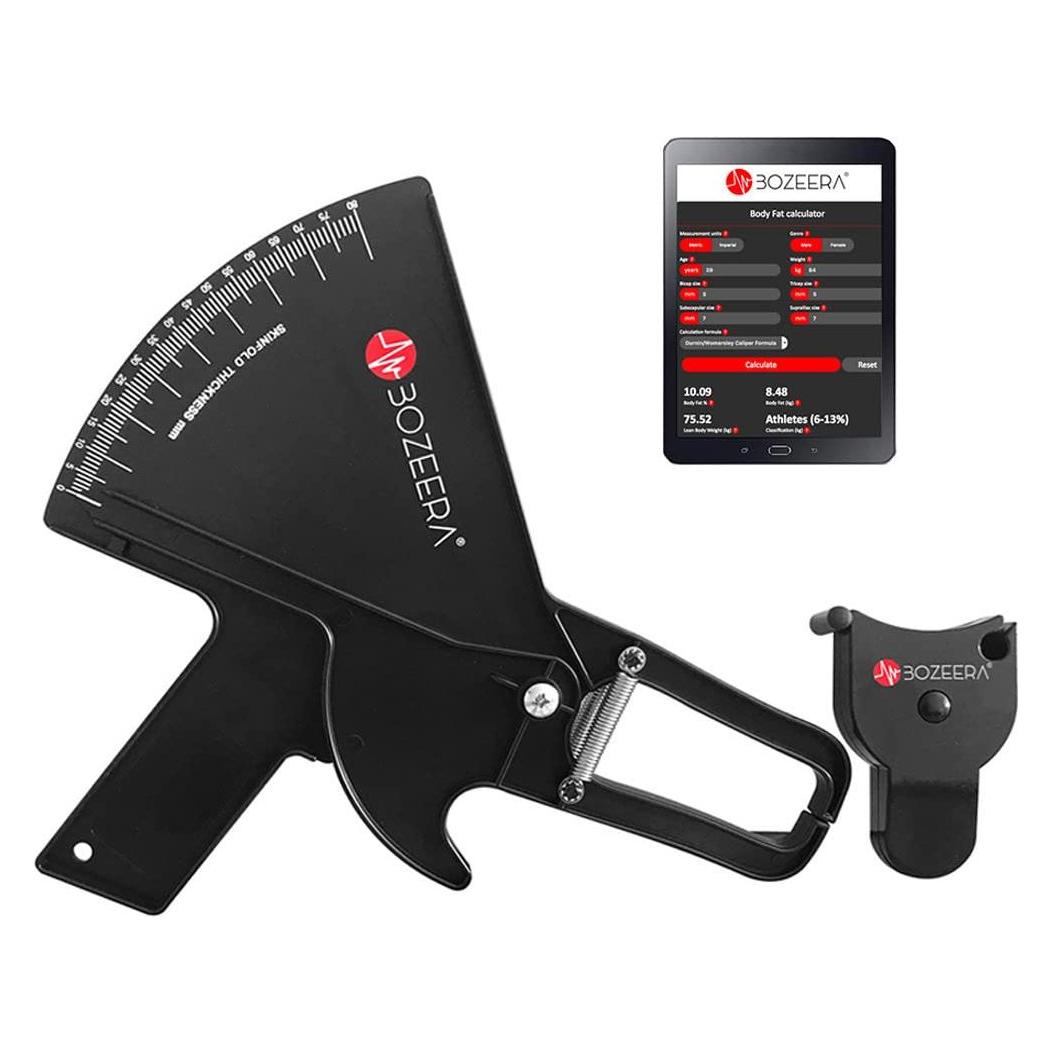 Ruban de mesure de pli cutané de testeur de graisse corporelle avec tableau de mesure outil de