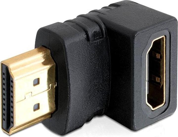 Produktbild Delock HDMI Stecker > HDMI Buchse 90° unten (HDMI, 8 cm)