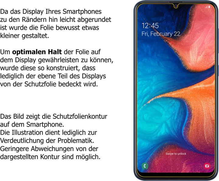 Produktbild Dipos Displayschutzfolie Antireflex (5 Stk., Samsung Galaxy A20e)