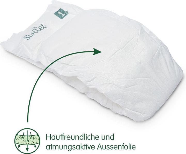Produktbild Swilet Die Bio-Windel Newborn (Gr. 1, Monatsbox, 216 Stück)