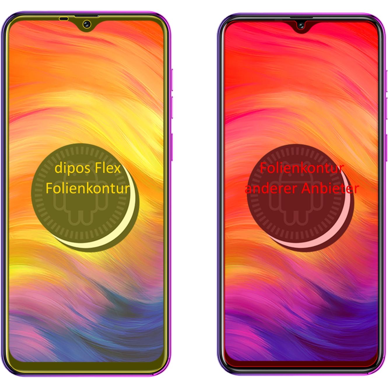 Thumbnail - Dipos Displayschutzfolie Full-Cover 3D (2 Stück, Samsung Galaxy Note 7), Smartphone Schutzfolie, Transparent