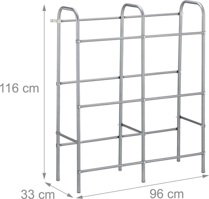 Productafbeelding Relaxdays Getränkekistenregal (96 x 33 x 116 cm)