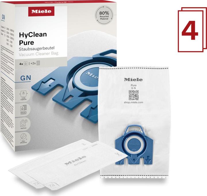 Miele 124211700 HyClean Pure G/N (4x)