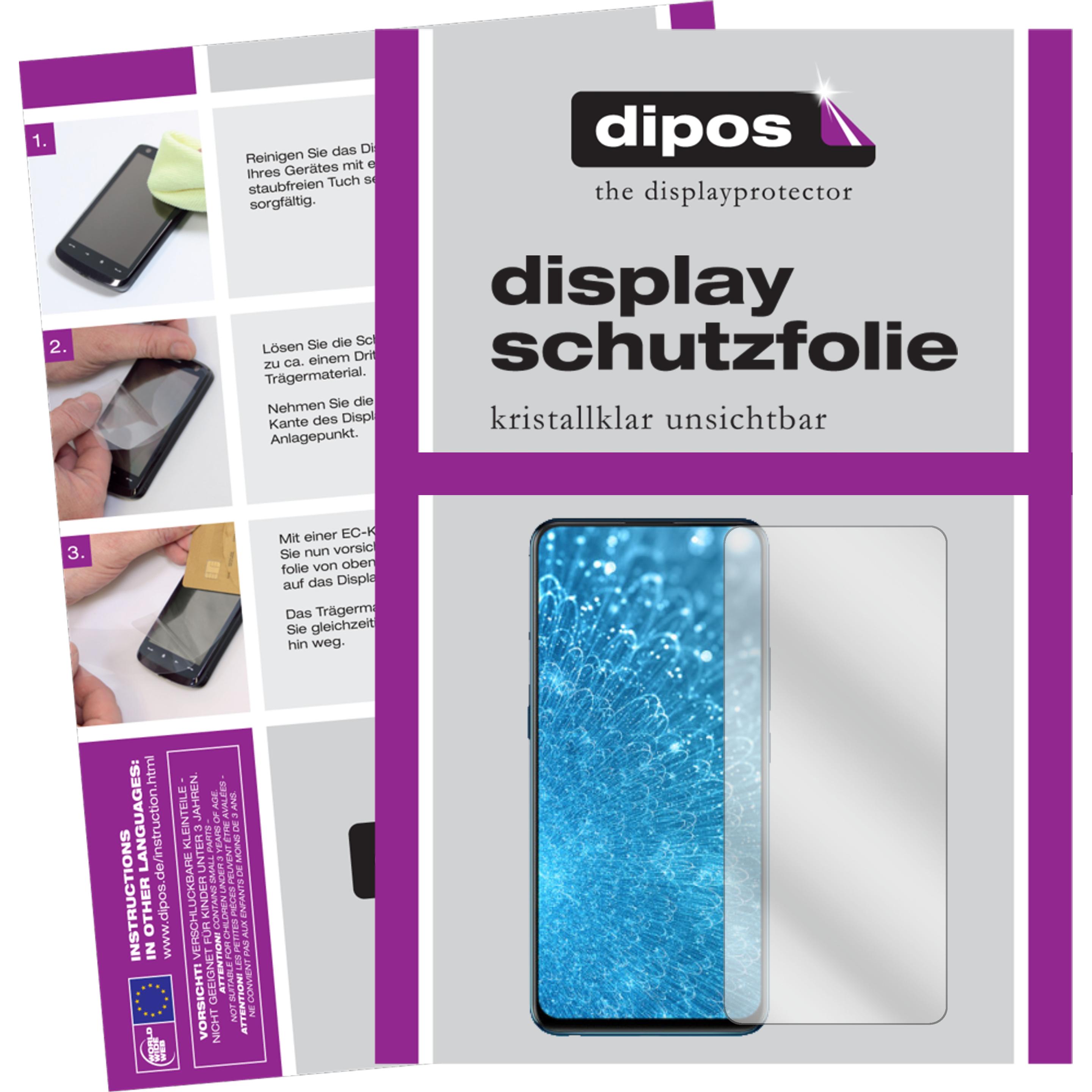 Dipos Displayschutzfolie Crystalclear (6 Stück, Vivo V15), Smartphone Schutzfolie, Transparent