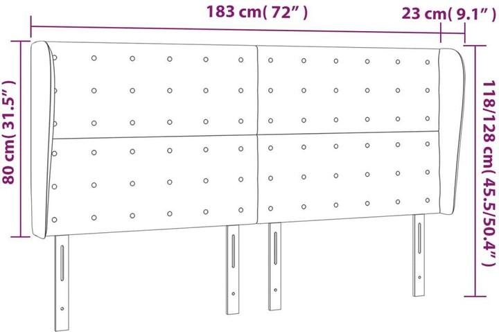 Produktbild VidaXL Olova (183 x 23 x 128 cm)