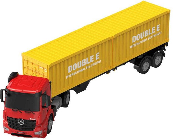 Productafbeelding Double Op afstand bestuurbare vrachtwagen 1:26 (rood) Mercedes-Benz Arocs E664-003