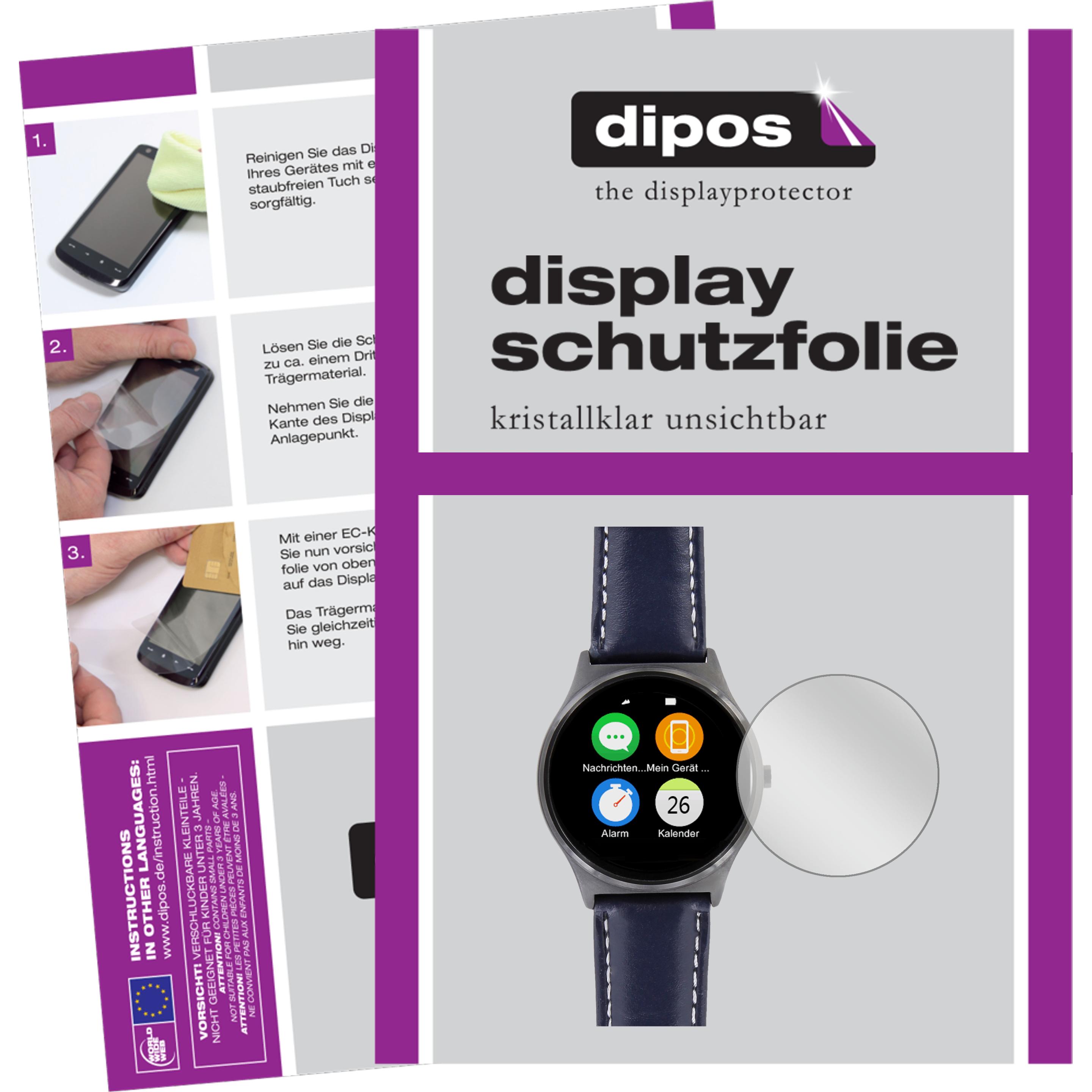 Thumbnail - Dipos Displayschutzfolie Crystalclear, Smartwatch Schutzfolie, Transparent