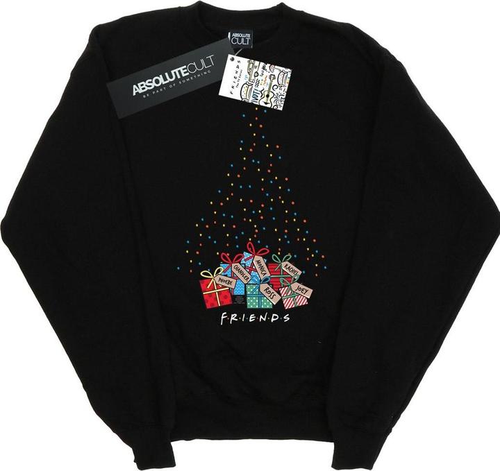 Actual product image Friends Womens/Ladies Christmas Tree Lights Sweatshirt (XL)