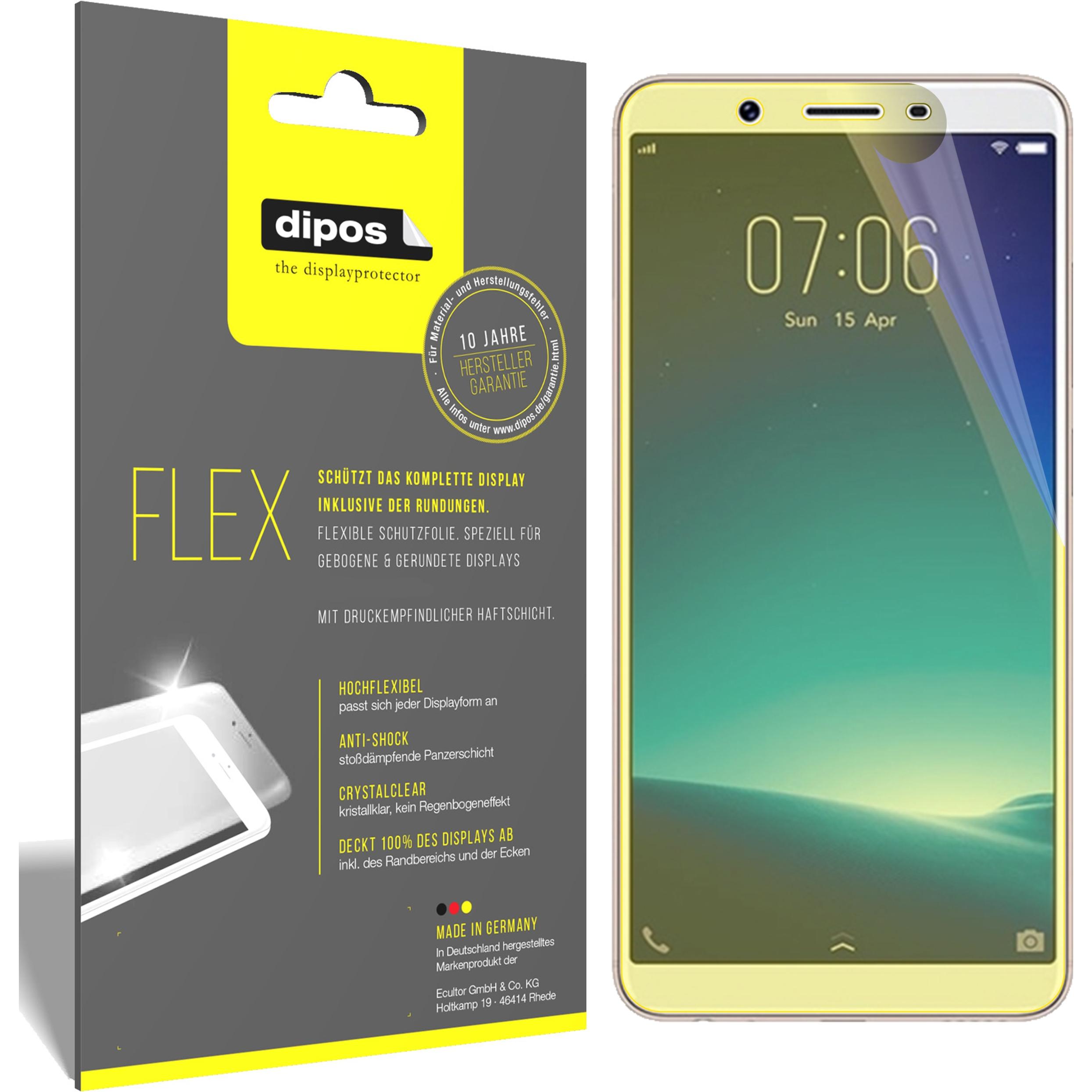 Thumbnail - Dipos Displayschutzfolie Full-Cover 3D (3 Stück, Vivo Y71), Smartphone Schutzfolie, Transparent