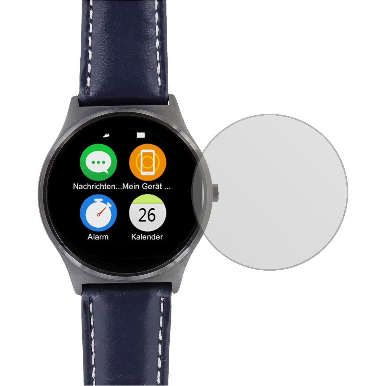 Dipos Displayschutzfolie Antireflex, Smartwatch Schutzfolie, Transparent
