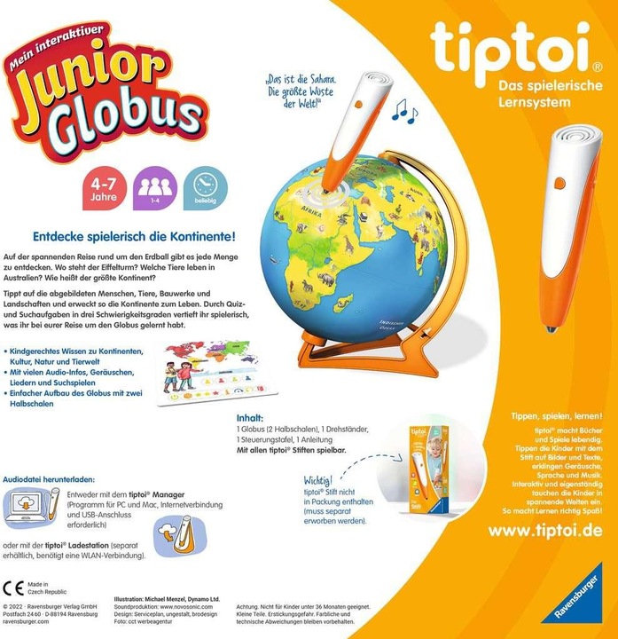 Produktbild tiptoi Jun.Globus '22 (Deutsch)