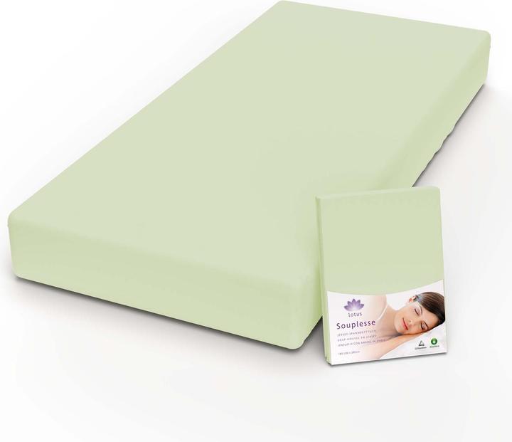 Produktbild Lotus Bettwaren Jersey Fixleintuch Souplesse (200 x 200 cm, 200 x 220 cm)