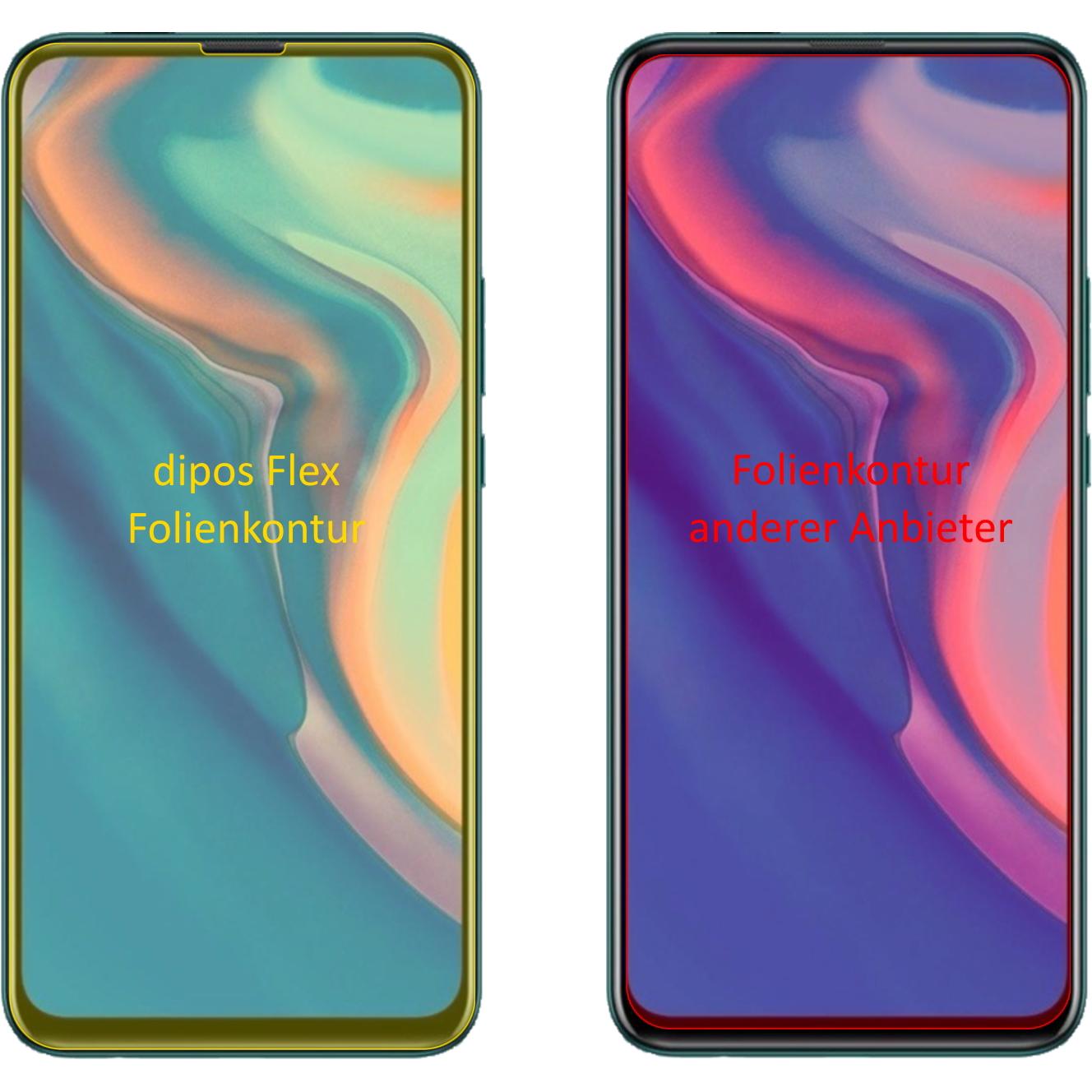 Thumbnail - Dipos Displayschutzfolie Full-Cover 3D (3 Stück, Huawei P Smart Z), Smartphone Schutzfolie, Transparent