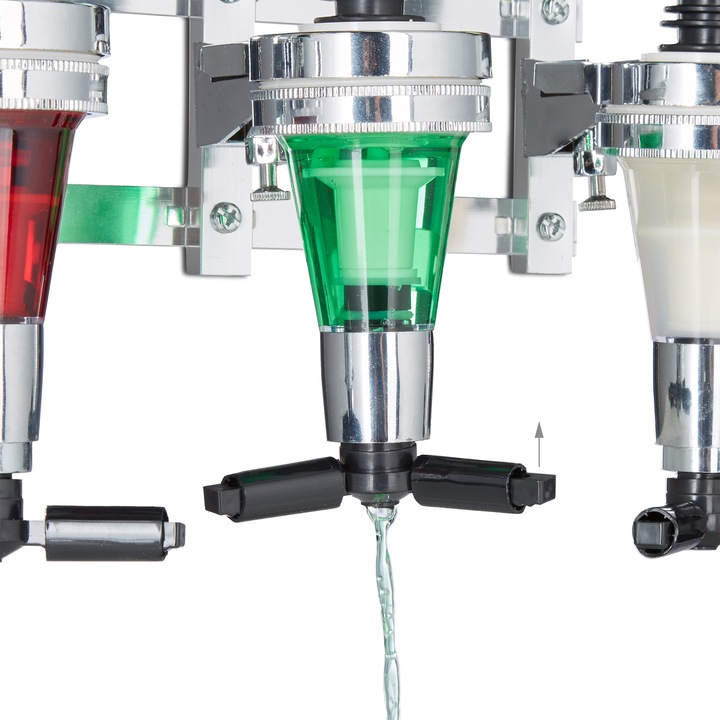 Immagine prodotto Relaxdays Spillatore da parete per alcolici (Beccuccio dosatore + versatore)