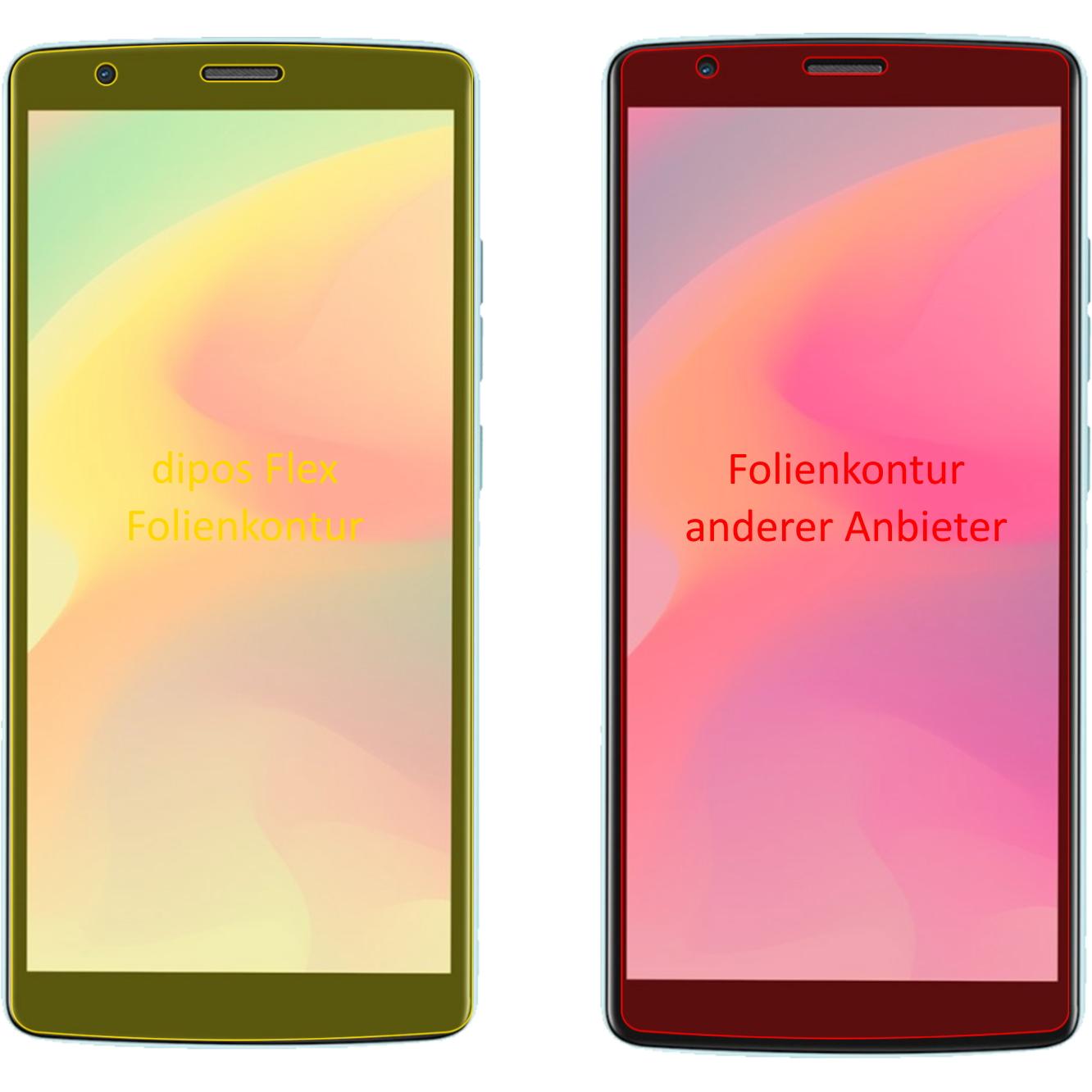 Thumbnail - Dipos Displayschutzfolie Full-Cover 3D (3 Stück, Blackview A20 Pro), Smartphone Schutzfolie, Transparent