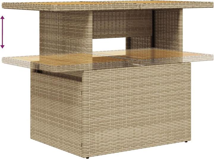 Actual product image vidaXL Garden furniture Sofa set Garden set 6-piece garden set Beige