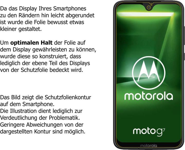 Produktbild Dipos Displayschutzfolie Crystalclear (1 Stück, Motorola Moto G7)