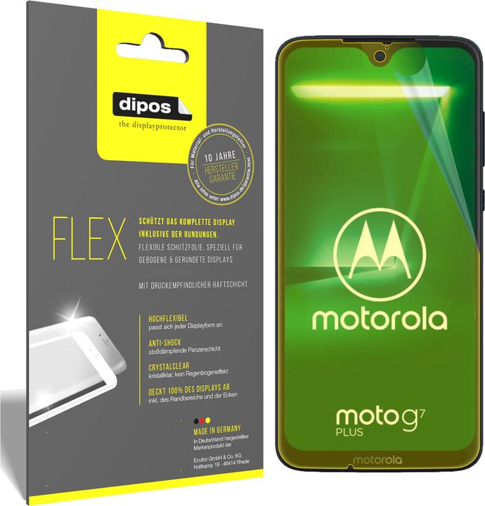 Image du produit Dipos Film de Protection d’écran Full-Cover 3D (2 pcs, Motorola Moto G7 Plus)