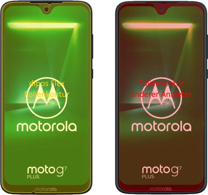 Image du produit Dipos Film de Protection d’écran Full-Cover 3D (2 pcs, Motorola Moto G7 Plus)