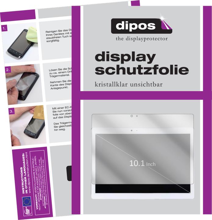 Produktbild Dipos Displayschutzfolie Crystalclear (2 Stück, TPad T10)