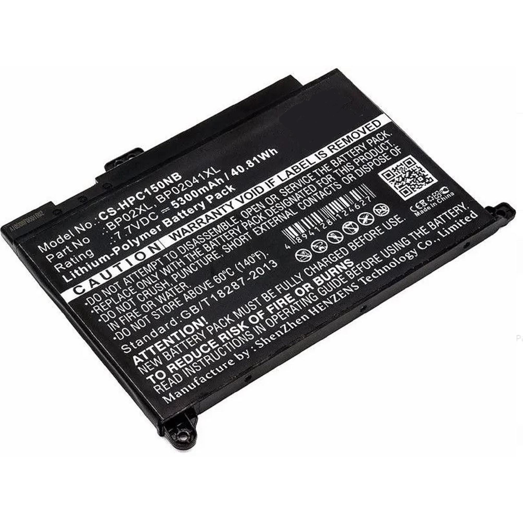 AGI Akku kompatibel mit HP 15-AU046NG - Akku - 5.300 mAh (1 Zellen, 5300 mAh), Notebook Akku, Schwarz