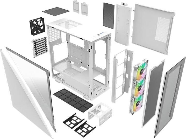 Produktbild Thermaltake Divider 300 TG Snow (ATX, mATX, Mini-ITX)