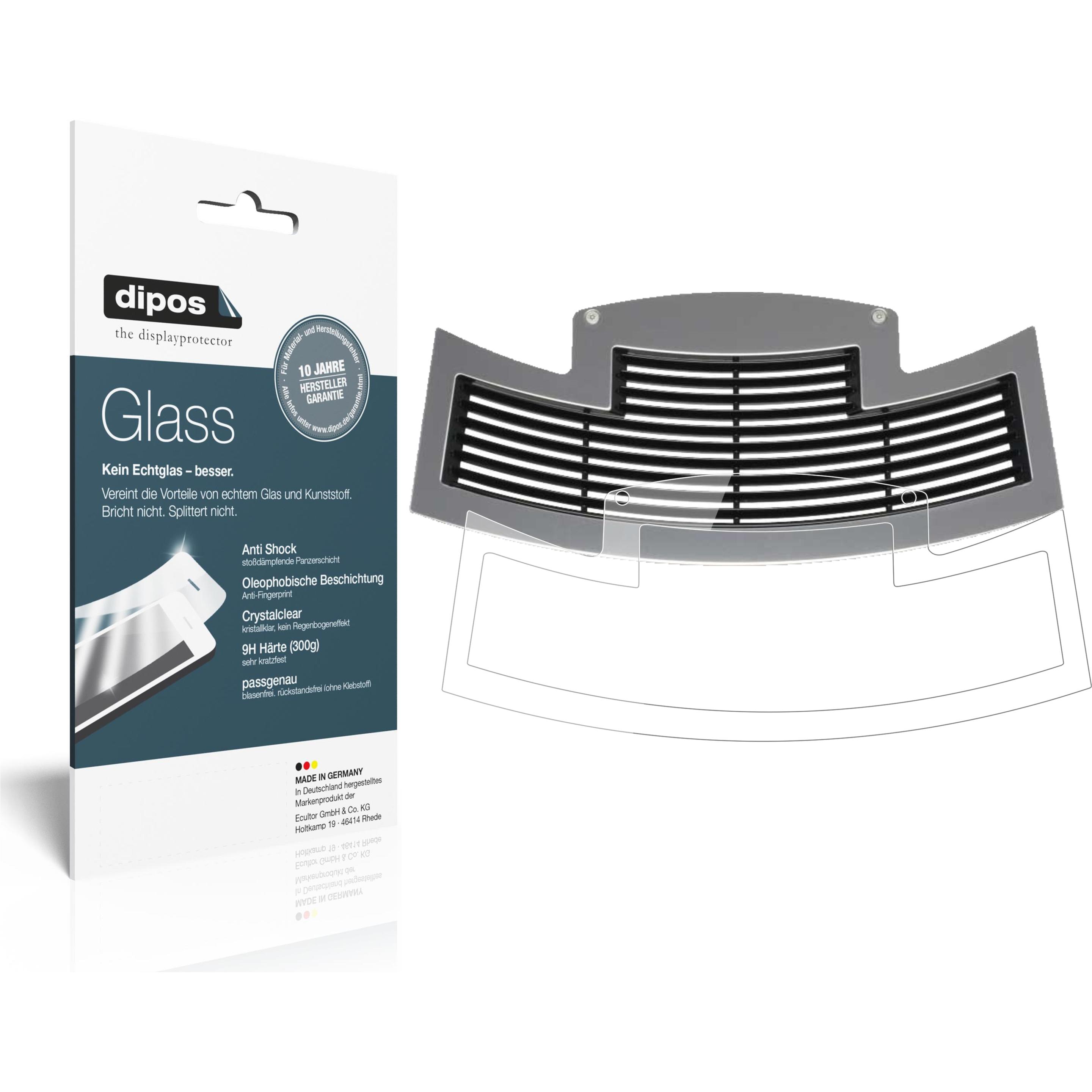 Dipos Displayschutz Anti-Shock, Zubehör Kaffeemaschinen, Transparent