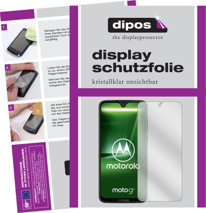 Produktbild Dipos Displayschutzfolie Crystalclear (1 Stück, Motorola Moto G7)