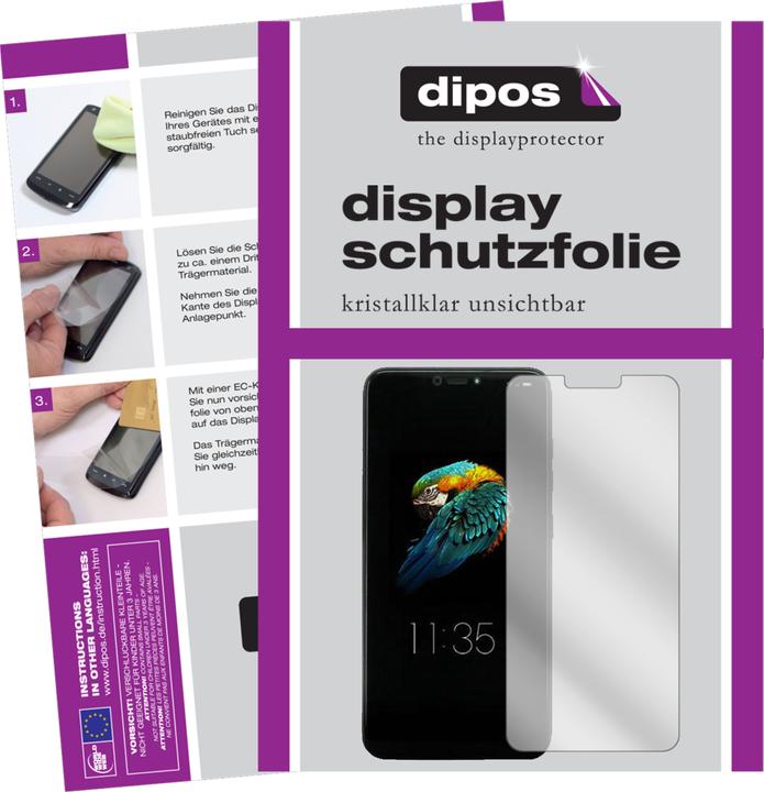 Dipos 6 Pellicole Protettive Posteriori Per Lenovo Z5 Pro GT - Crystal Clear, Taglio Laser, Made In Germany, Antigraffio, Applicazione Senza Bolle