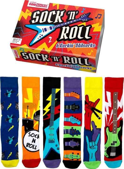Actual product image United Oddsocks Sock N Roll (Single pack, 39 - 46)