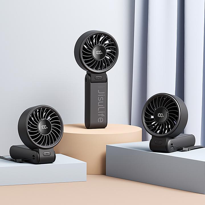 Actual product image Jisulife Handheld Fan Life7 (3600mAh) black
