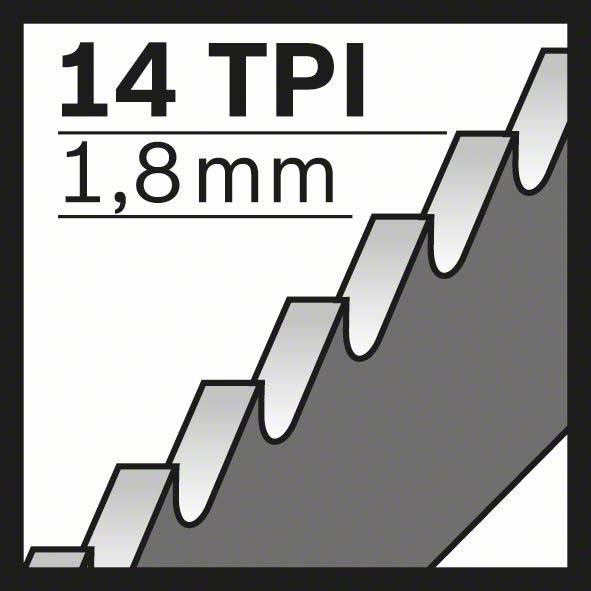 Produktbild Bosch Professional Zubehör Säbelsägeblatt S 1122 BF Flexible for Metal, 2er-Pack