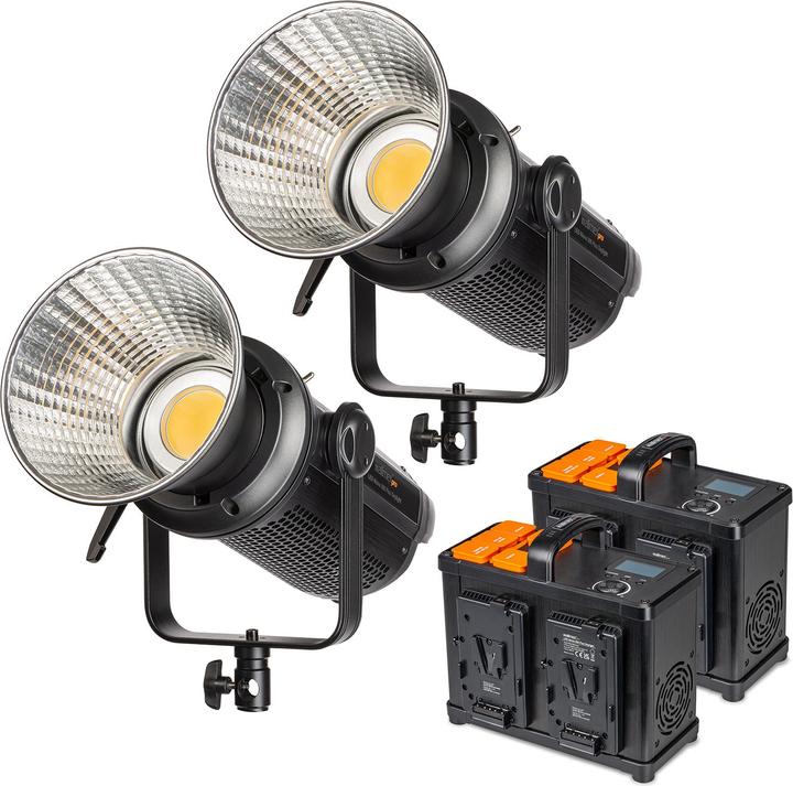 Image du produit Walimex pro LED Niova 500 Plus Daylight 500W 2er Set (éclairage de studio)