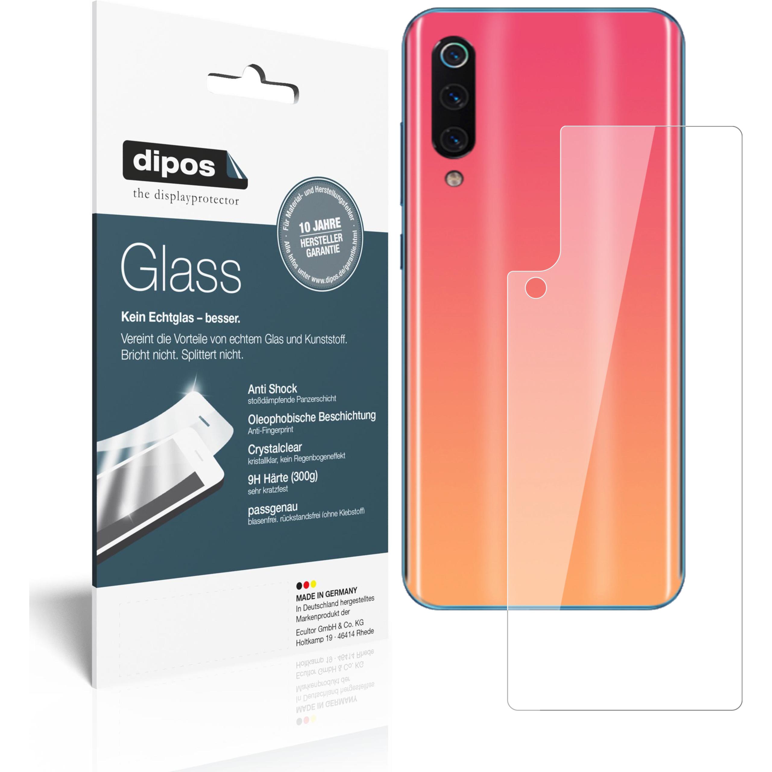Dipos Displayschutz Anti-Shock (2 Stück, Xiaomi Mi 9), Smartphone Schutzfolie, Transparent