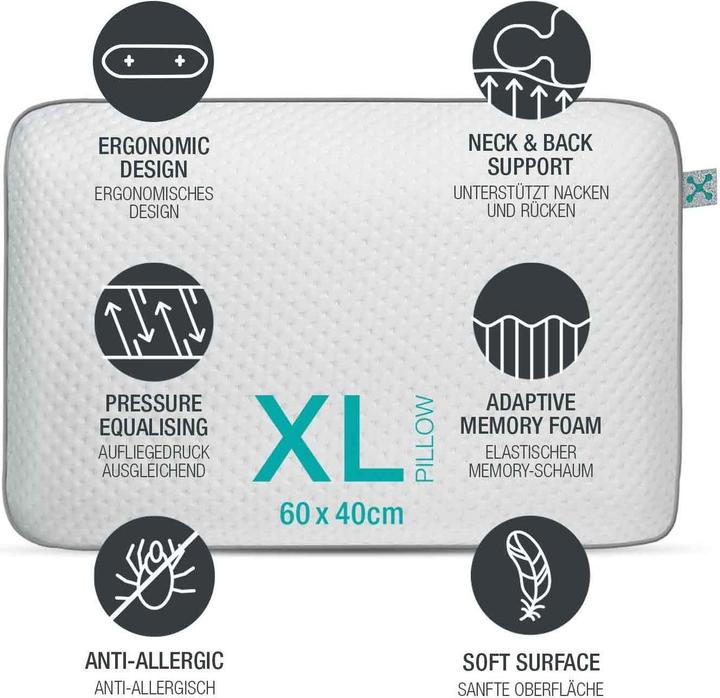 Actual product image Smartsleep Comfort XL (60 x 40 x 13.5 cm)