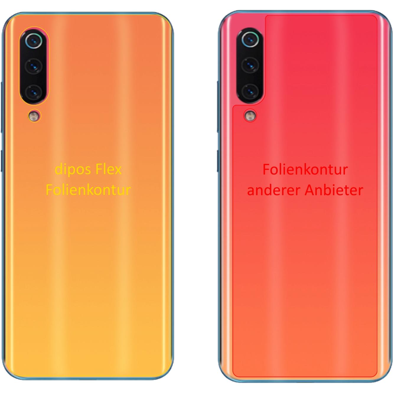 Thumbnail - Dipos Displayschutzfolie Full-Cover 3D (3 Stück, Xiaomi Mi 9), Smartphone Schutzfolie, Transparent
