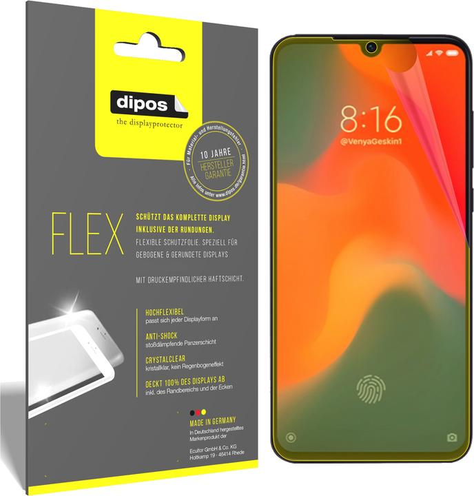 Produktbild Dipos Displayschutzfolie Full-Cover 3D (3 Stk., Xiaomi Mi 9 SE)