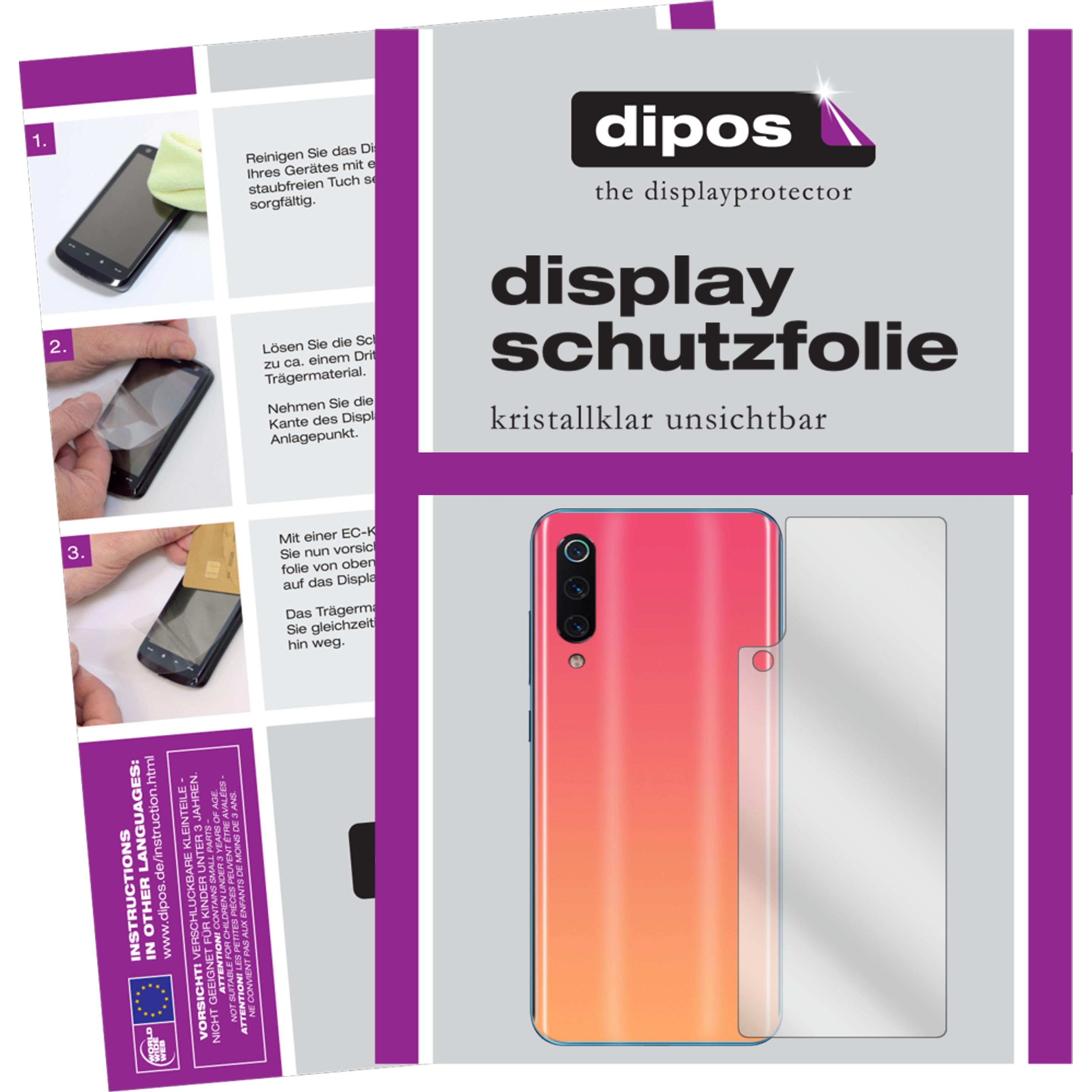 Dipos Displayschutzfolie Crystalclear (1 Stück, Xiaomi Mi 9), Smartphone Schutzfolie, Transparent