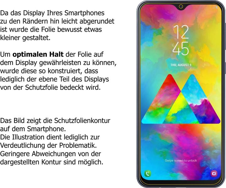 Actual product image Dipos Screen Protector Anti-Shock (1 Piece, Samsung Galaxy M20)